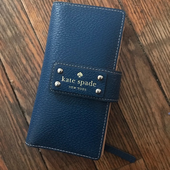 kate spade Handbags - Blue Kate Spade wallet